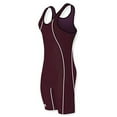 thumbnail image 1 of adidas As107s Wrestling Singlet Maroon/Maroon 2X, 1 of 1
