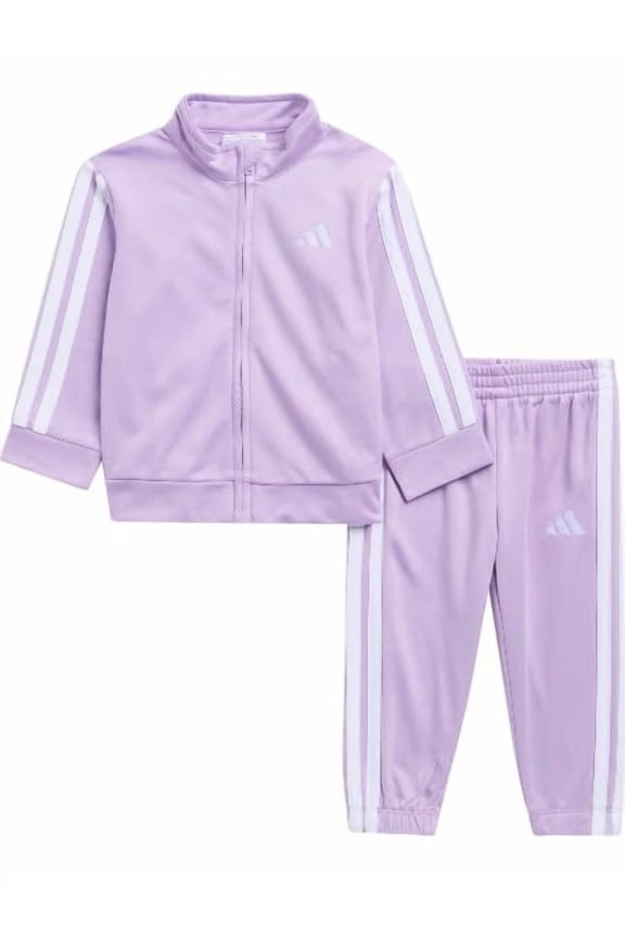 Baby Girls Classic Tricot Track Jacket & Joggers Set, Lilac, 18 Months