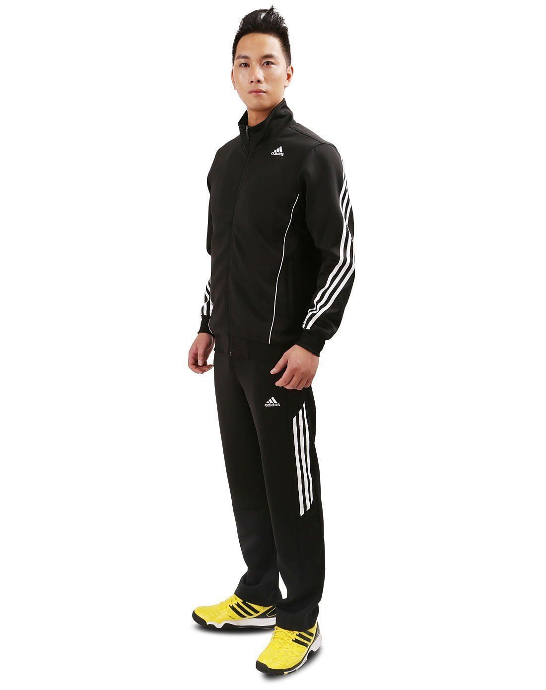Adidas M 3S TR TT TS Men Sports Track Suit Black