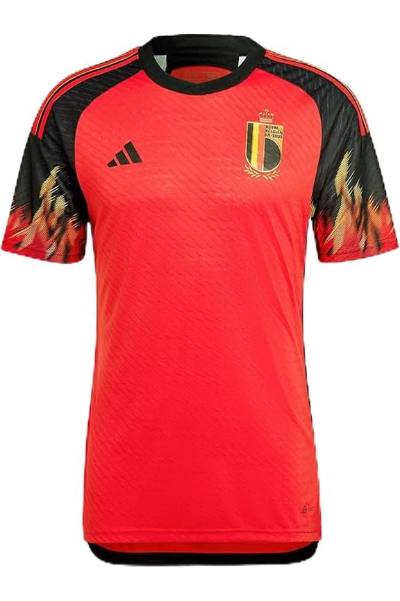 Belgium Home Authentic Men's Soccer Jersey 22