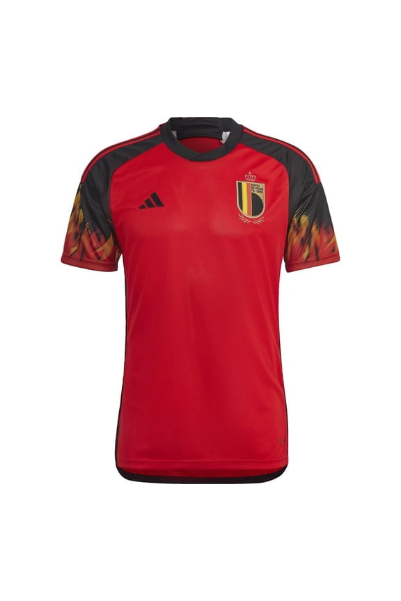 Beligium Home Men's Soccer Jersey World Cup 2022 (2XL) Red/Black