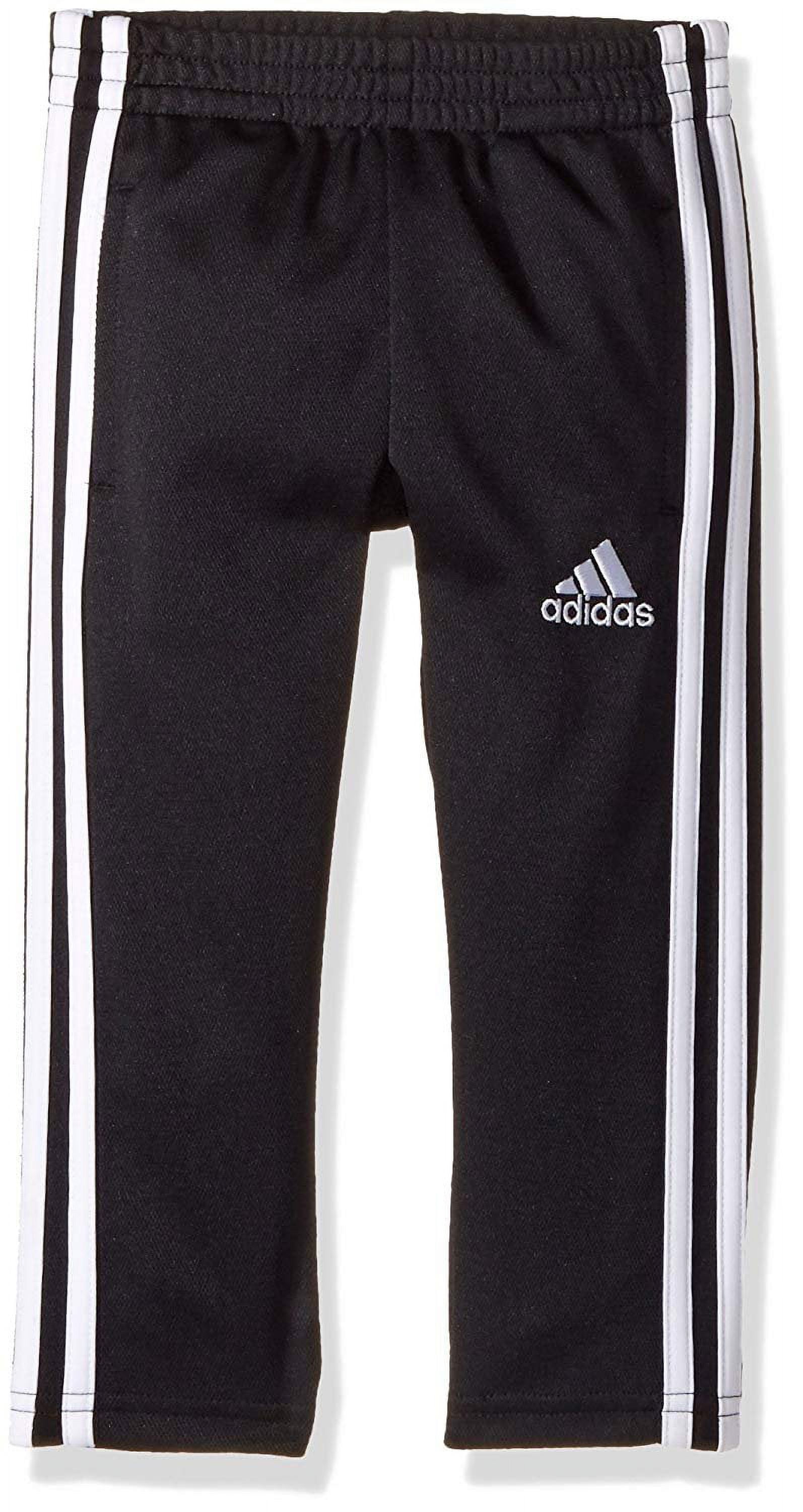 adidas Boys' Big Tapered Trainer Pant, Black, M