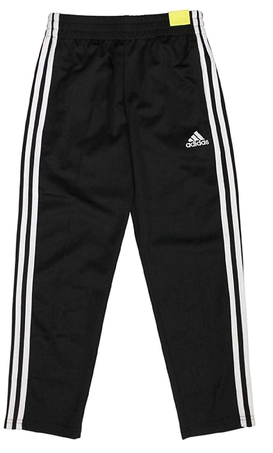 Adidas Boys Stripe Track Pants Black, Small-8