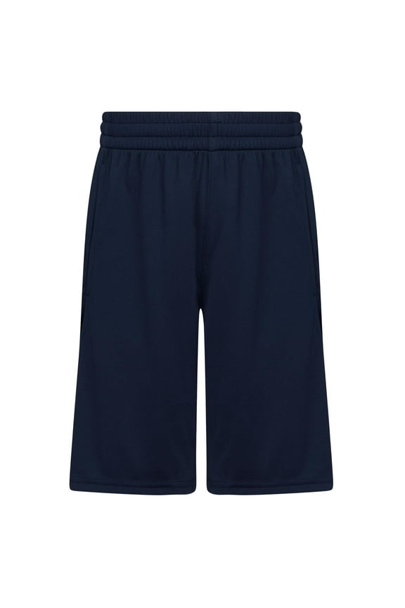 Boys' Elastic Waistband Bold 3S Short, Collegiate Navy, 6