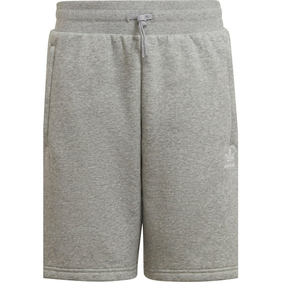 adidas Boys' Essentials Shorts (Med Grey Heather, M)
