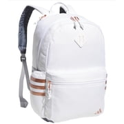 adidas Classic 3S 5 Backpack, White/Gold