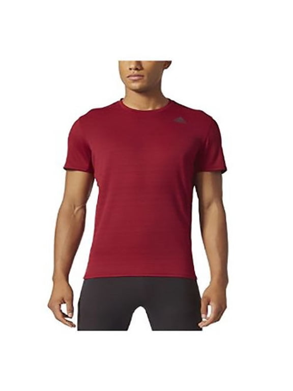 Climalite Energy Running Nova Short Sleeve Tee T-Shirt, Burgundy, 2XL NEW