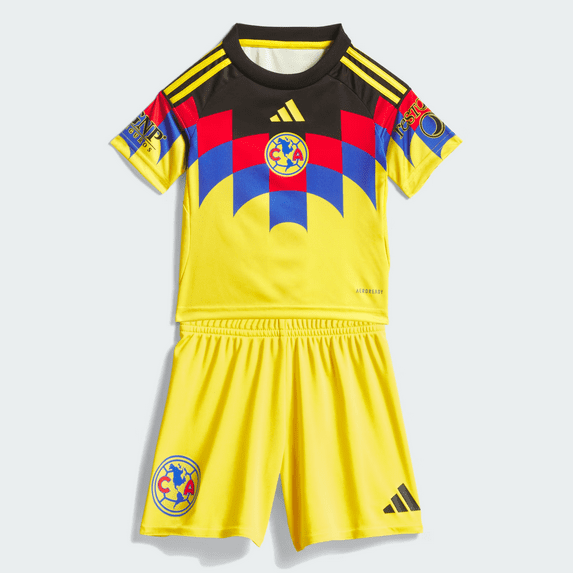 adidas Club America Home Mini Kit 25/26 (US, Age, 5T, Yellow)