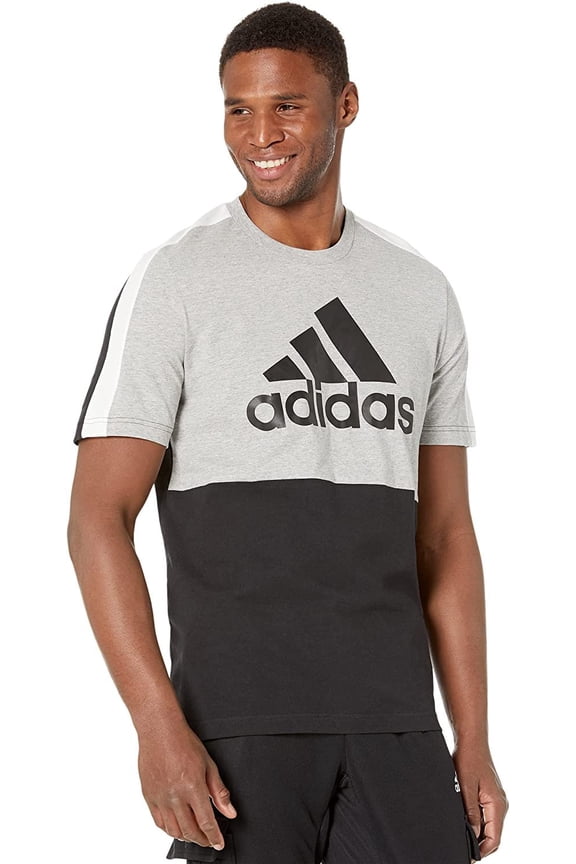 Color-Block Tee Medium Grey Heather/Black SM