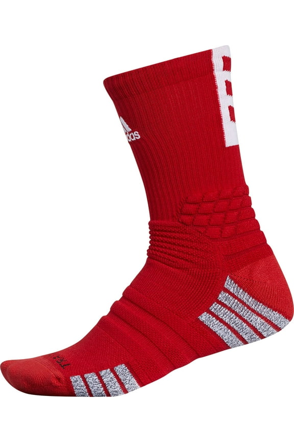 Creator 365 Basketball Crew Socks (Power Red/White, XL)