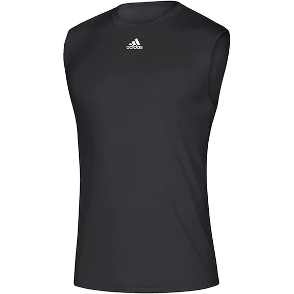 adidas Creator Sleeveless Shirt - Mens Training XS Black-White