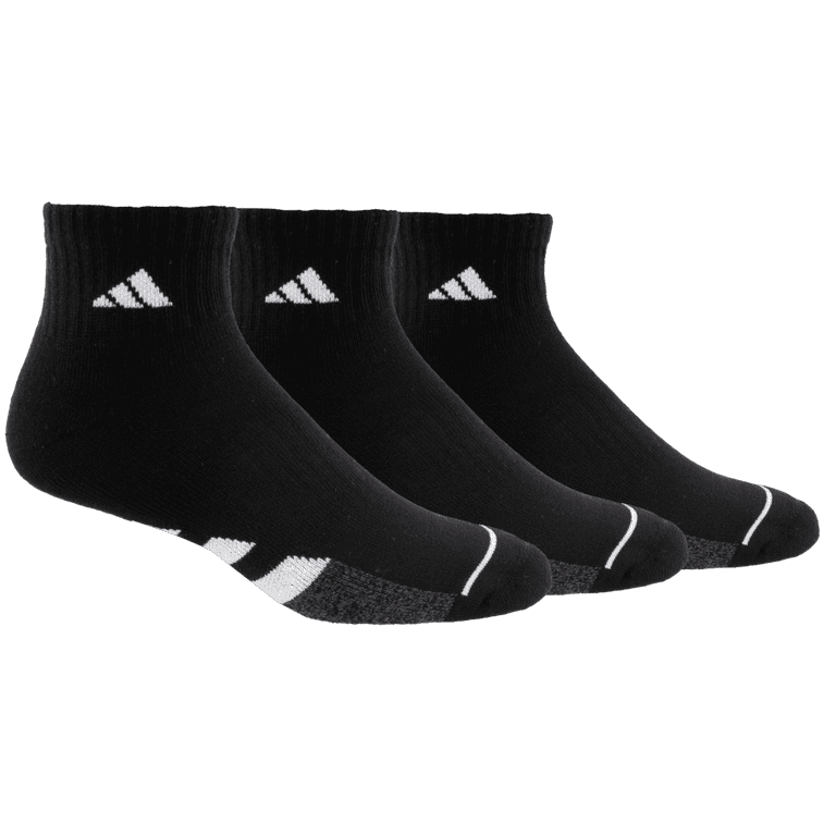 adidas Men's Cushioned Crew Socks 3 Pack (White)