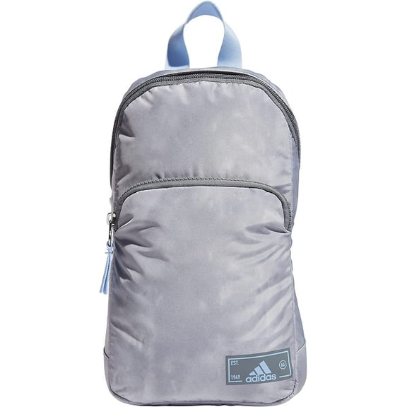 adidas Essentials 2 Sling Crossbody Bag, Stone Wash Grey/Blue Dawn, One Size