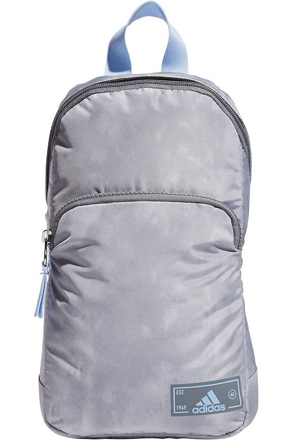 adidas Essentials 2 Sling Crossbody Bag, Stone Wash Grey/Blue Dawn, One Size