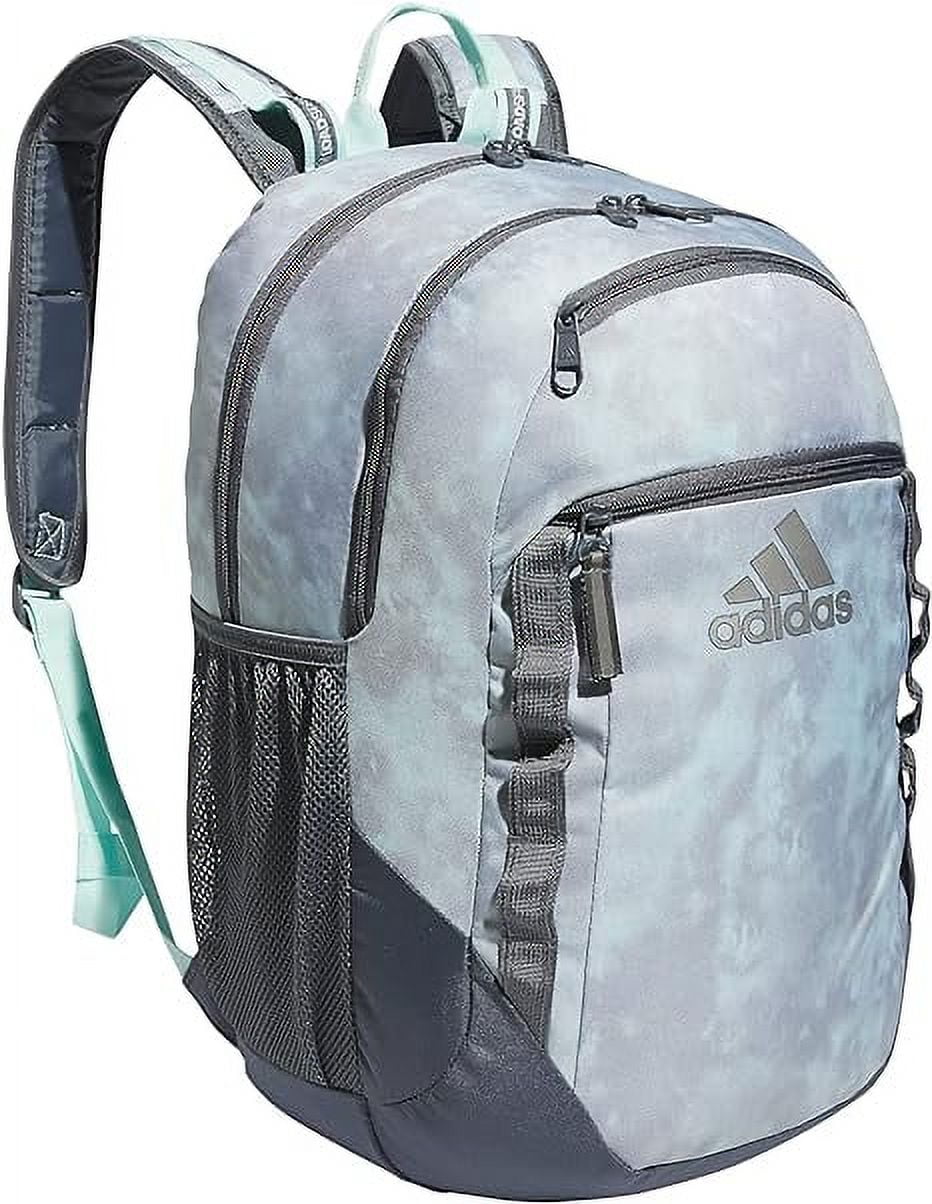 adidas Excel 6 Backpack, Stone Wash Semi Flash AquaStone/Onix Grey