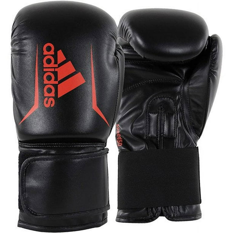 Training, 10oz Punching, adidas 3.0 and Gym, Gloves Boxing Kickboxing Sparring, Bags. and FLX for Women Men Light & Black,Red for Speed Heavy Fitness 50