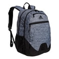 thumbnail image 1 of adidas Foundation Backpack, Jersey Onix Grey/Black, One Size, 1 of 7