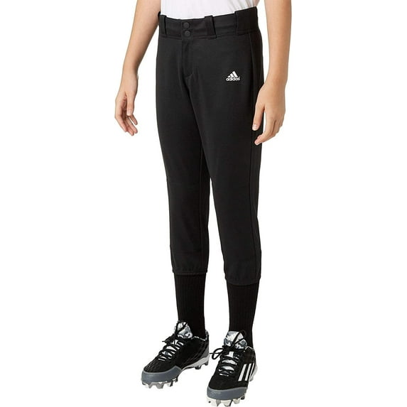 adidas Girl's Destiny Softball Pants Black, Medium