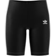 thumbnail image 1 of adidas Girls' Adicolor Cycling Shorts (Black/White, M), 1 of 1