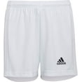 thumbnail image 1 of adidas Girls' Squadra 21 Soccer Shorts (White, L), 1 of 2