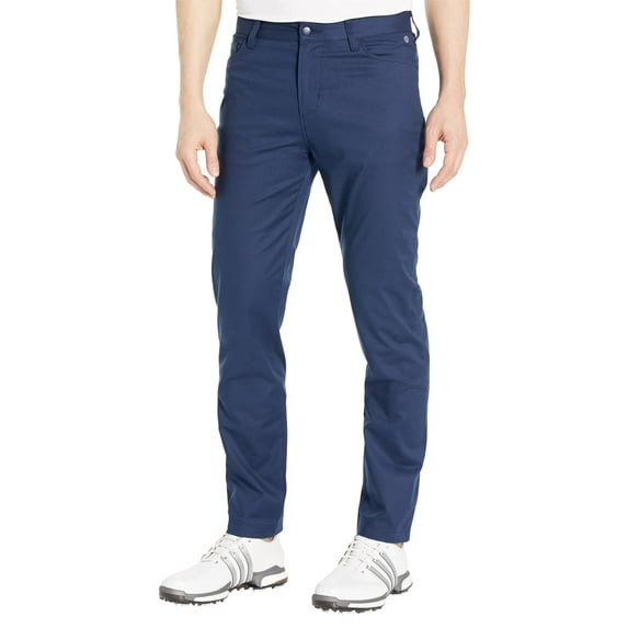 adidas Go-To Five-Pocket Tapered Fit Pants (Mens, Collegiate Navy, 38, 32)
