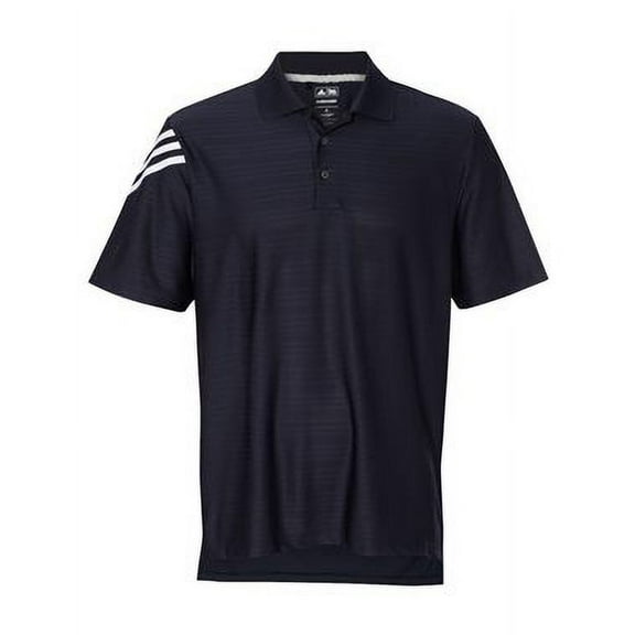 adidas Golf Ladies' climalite® Textured Short-Sleeve Polo - TIDE - L A162