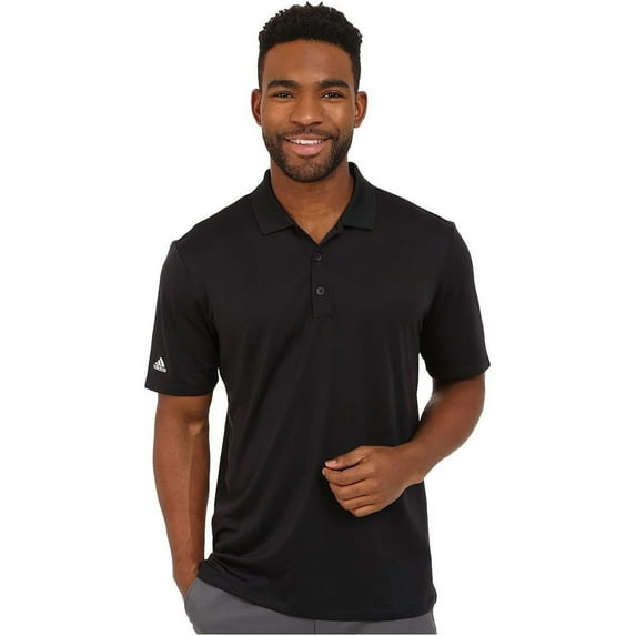 adidas Golf Men's Performance Polo, Black, X-Large