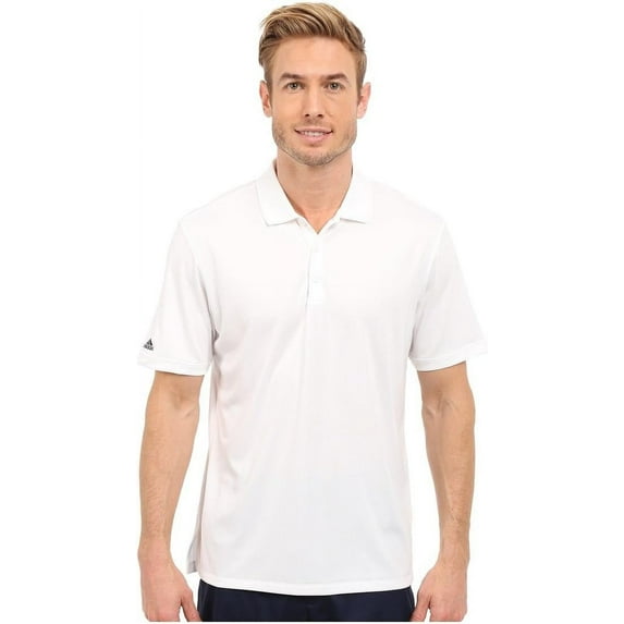 adidas Golf Men's Performance Polo, White, X-Large