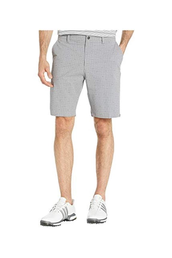 Golf Men's Ultimate Plaid Print Short, Grey Three, 40"
