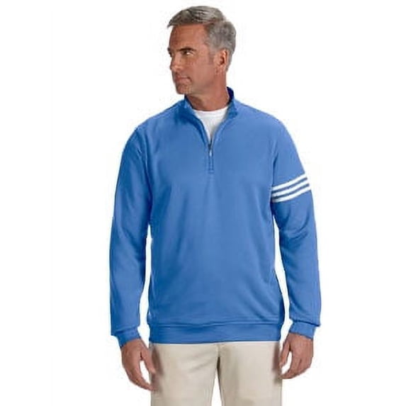 adidas A190 Mens ClimaLite 3-Stripes Pullover - Oasis & White, 2XL