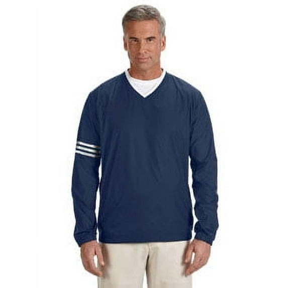 adidas Golf Men's climalite Colorblock V-Neck Wind Shirt