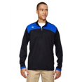 thumbnail image 1 of adidas Golf Men's climawarm™+ Half-Zip Pullover - BLCK/ VIVID BLUE - XL A201, 1 of 3