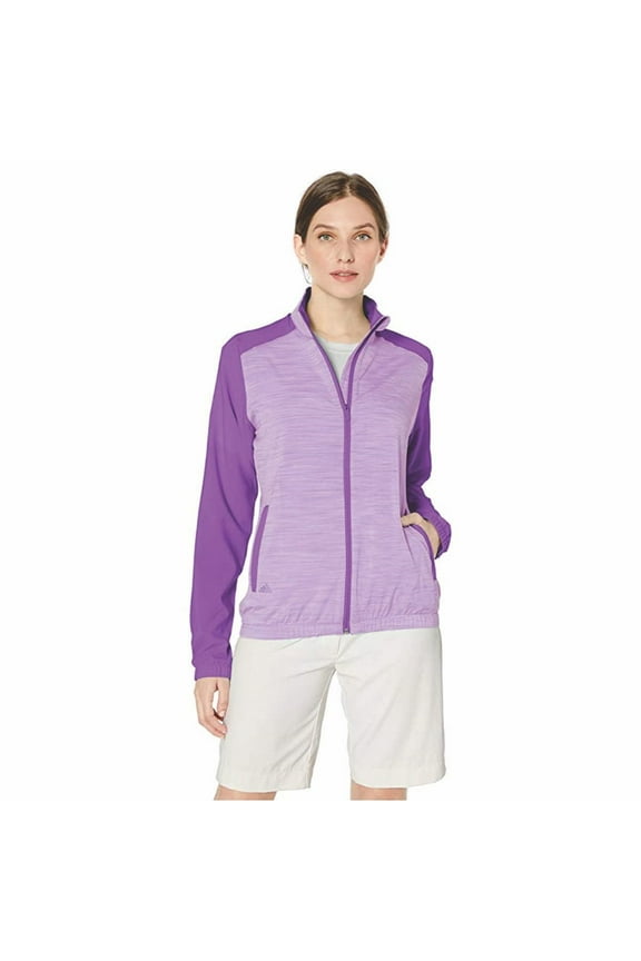 Golf Women's Essentials Full Zip Wind Jacket, Active Purple, Large