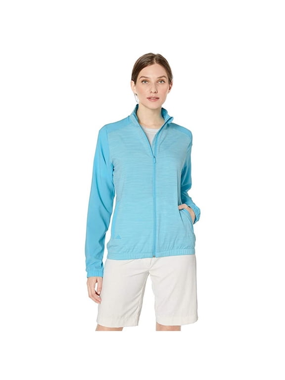 Golf Women's Essentials Full Zip Wind Jacket, Bright Cyan, Medium