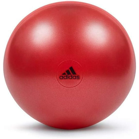adidas Gymball - Exercise Ball with Dual Textured Non-Slip Surface for Maximum Grip - for Core Workout, Improving Stability, and Posture at Home or The Gym - Hand Pump Included