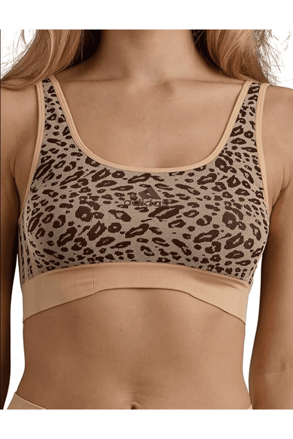 Intimates Womens Active Bra Leopard Mediium