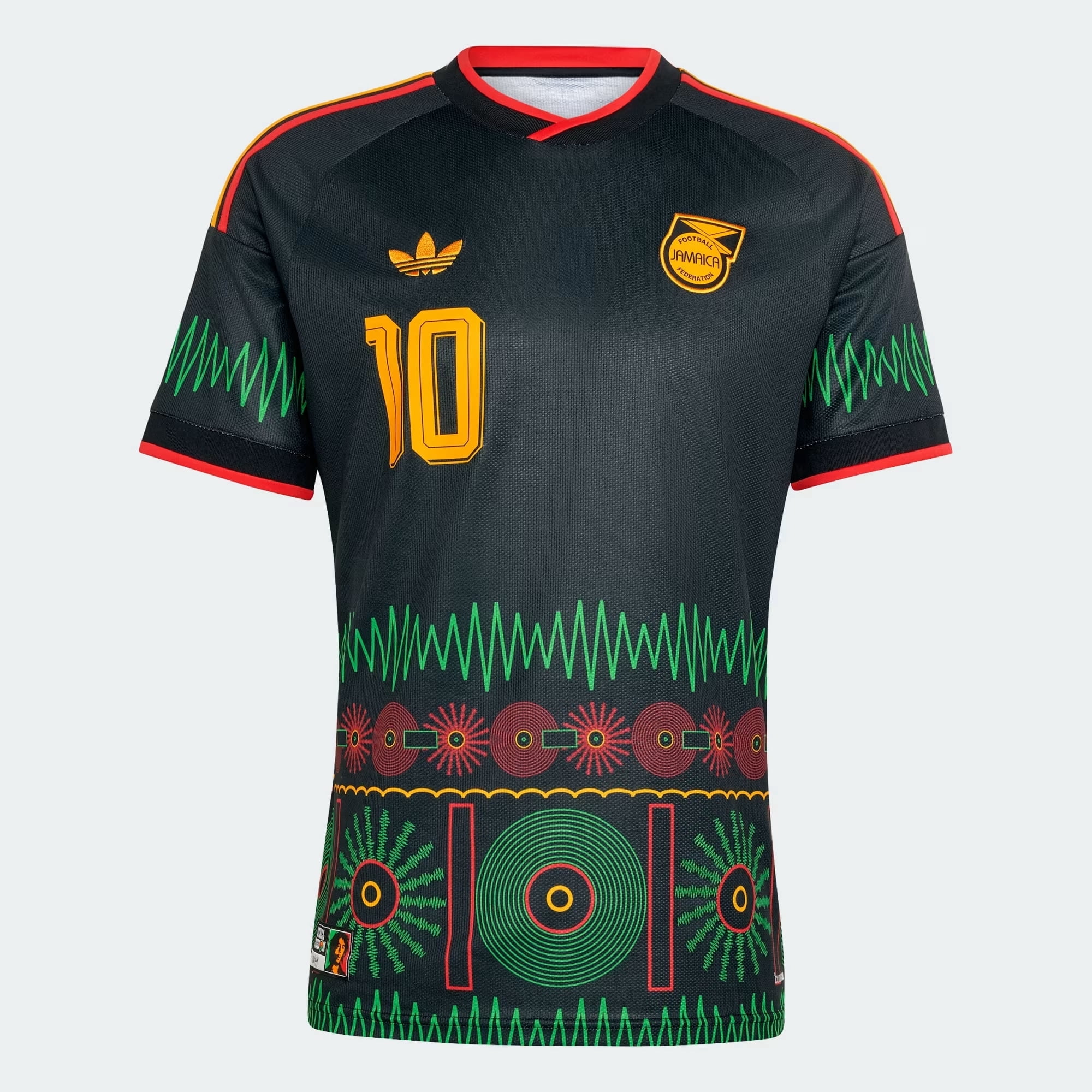 adidas Jamaica 2026 x Bob Marley #10 Away Jersey