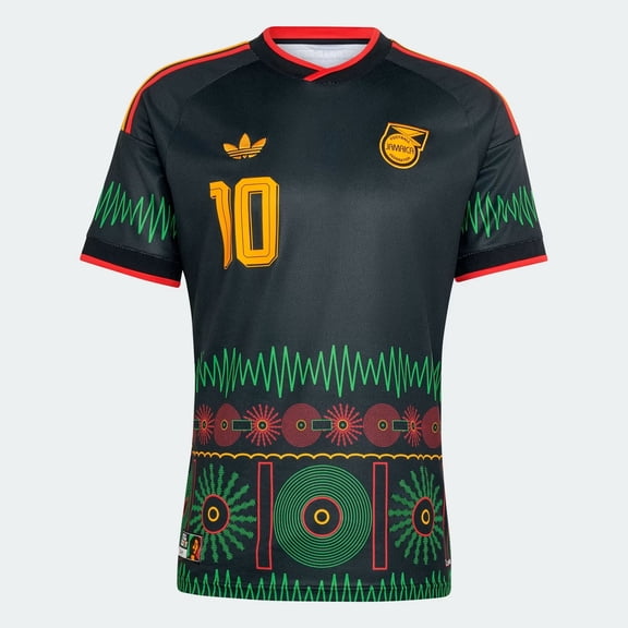 adidas Jamaica 2026 x Bob Marley #10 Away Jersey