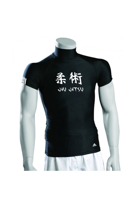 Jiu-Jitsu, MMA Rashguard Compression Shirt, Black
