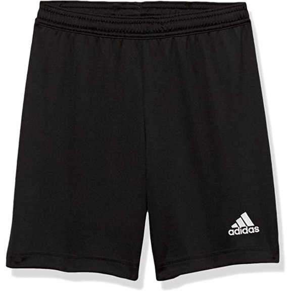 adidas Kid's Shorts Entrada 22 Athletic AEROREADY Drawstring Closure Bottoms, Black, 2XS