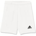 thumbnail image 1 of adidas Kid's Shorts Entrada 22 Athletic AEROREADY Drawstring Closure Bottoms, White, XS, 1 of 5