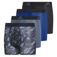 thumbnail image 1 of adidas Kids-Boy's Performance Boxer Briefs Underwear (4-Pack), Galaxy Camo Black-Carbon/Black/Team Royal Blue, Small, 1 of 4