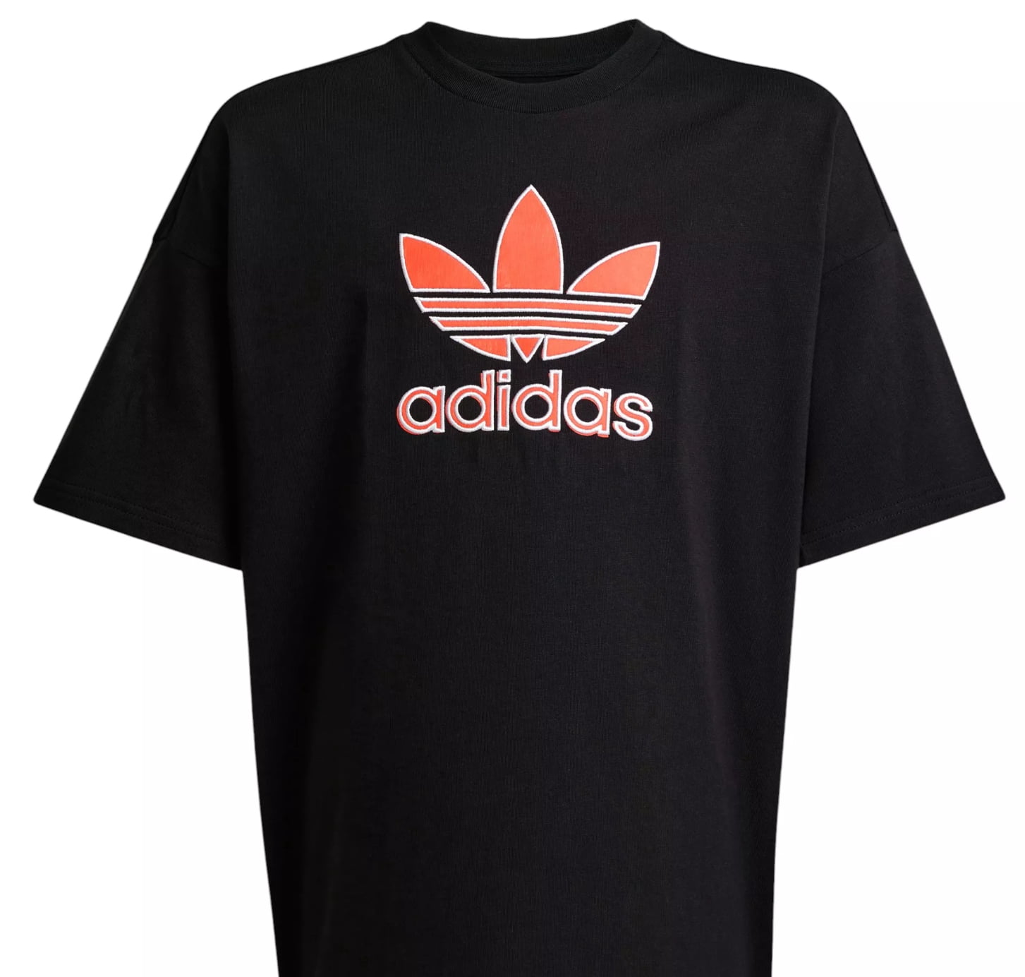 adidas Kids' Oversized Trefoil Tee size L 13-14 yrs
