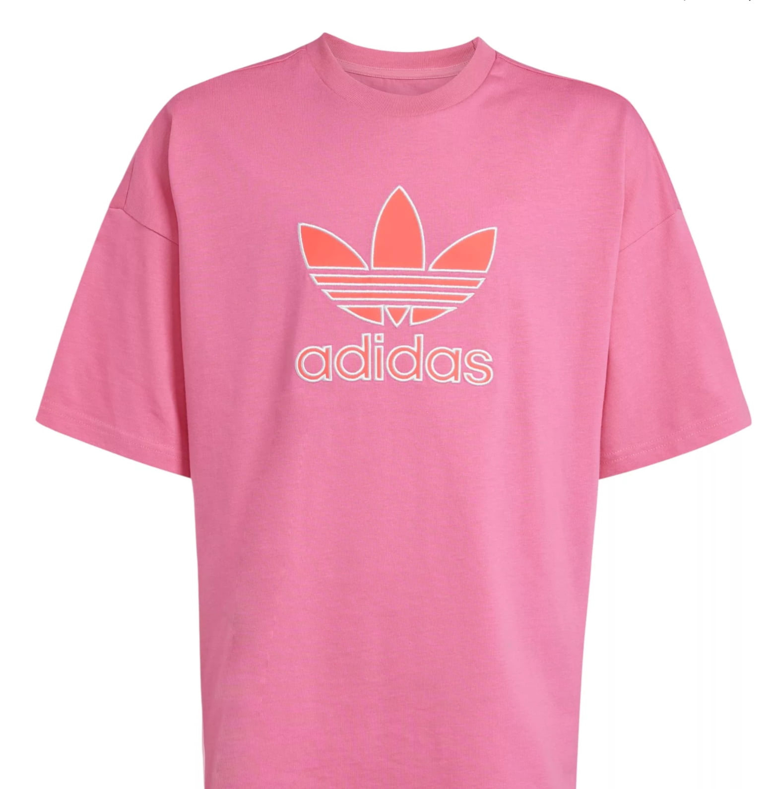 adidas Kids' Oversized Trefoil Tee size M 11-12 yr