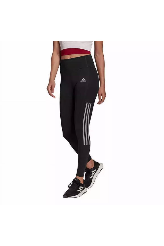 Ladies' 7/8 Aeroready Active Legging Tight Pant, Black/Grey Large