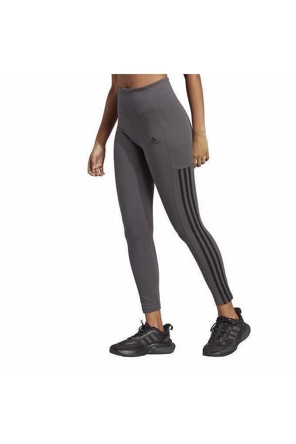 Leggings for Women - Cotton Leggings - Black Leggings - High Waisted - 7/8 Length