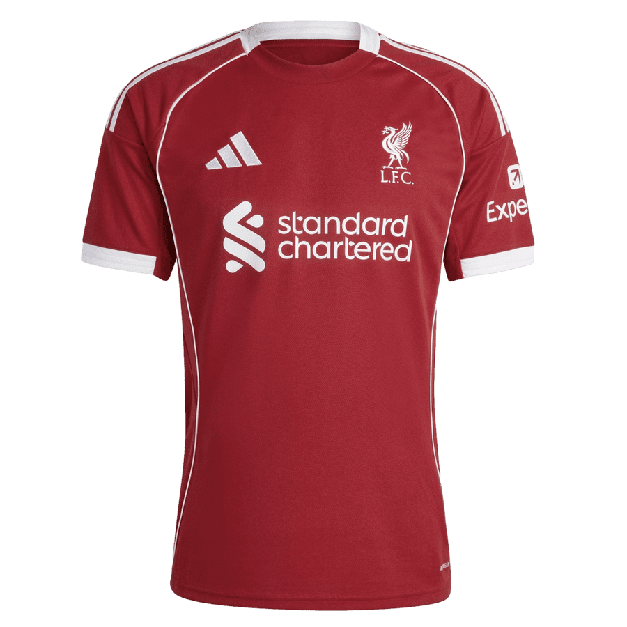adidas Liverpool FC 25/26 Men's Home Jersey (US, Alpha, Medium, Regular ...
