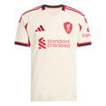 thumbnail image 1 of adidas Liverpool FC Away Men's Soccer Jersey 25/26 (Off-White/Red, L), 1 of 7