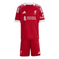 thumbnail image 1 of adidas Liverpool FC Home Kids Mini Kit 25/26 (2T, Red), 1 of 5