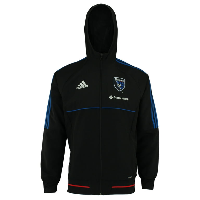 adidas MLS Men s San Jose Earthquakes Team Color Travel Jacket